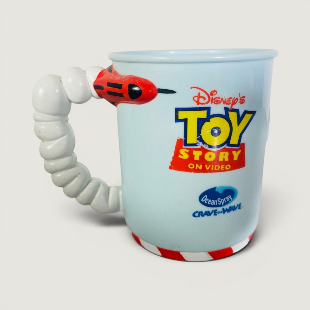 Disney On Ice Toy Story Buzz Lightyear Rocket Mug Cup 1998 Vintage Souvenir Toys